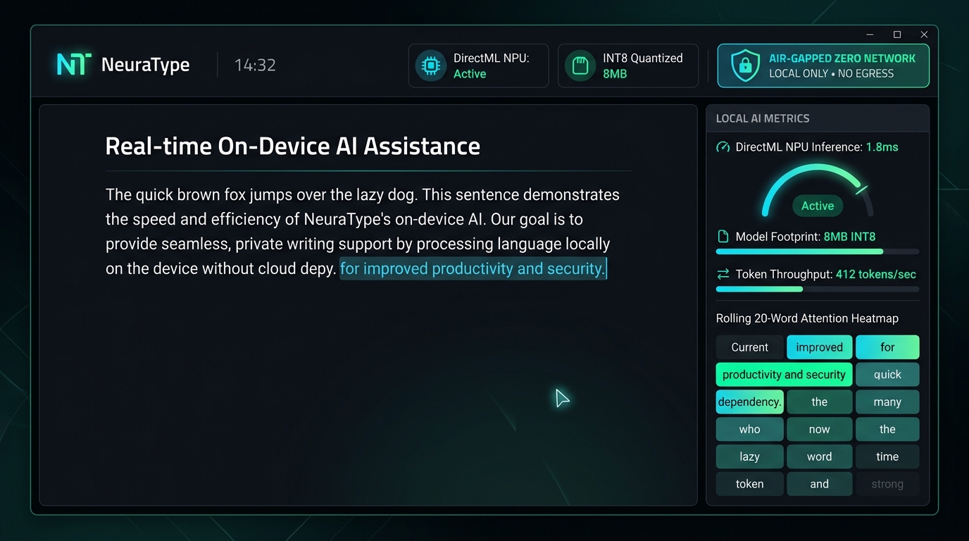 NeuraType Edge AI Preview